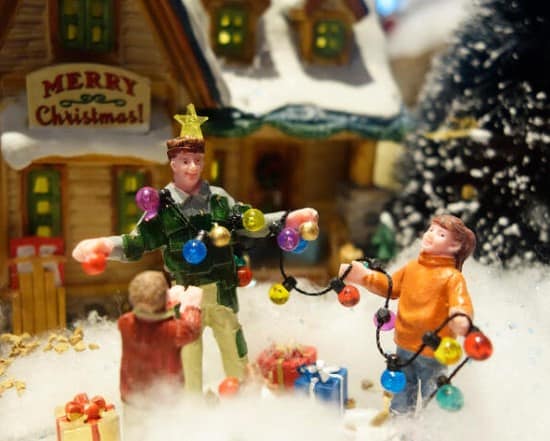 Hornby Train Layout Ideas people in snow